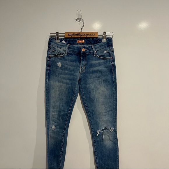 MOTHER The Looker Jeans in Whole Lotta Trouble - Picture 4 of 8